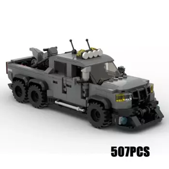 Конструктор Moc, модель военного автомобиля, технология танка Велоцираптора, модульные блоки, подарки, игрушки для детей, Наборы для творчества