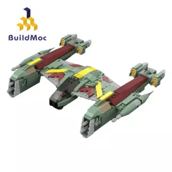 Конструктор MOC Rebel Fighter сапбэна Xanadu, строительные блоки, набор космических войн, корабль, боевой самолет, кирпичи, игрушки для детей