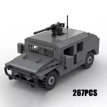 Конструктор Moc серии «война», конструктор HMMWV M1025, техническая сборка «сделай сам», военные автомобили, игрушка для детей, подарок