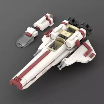Конструктор MOC Space Галактический марк 7, Набор строительных блоков, космический корабль, модель самолета, игрушка «сделай сам», колокольные виперы, подарок для детей