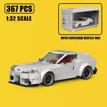 Конструктор MOC Speed Champion Racer Supra, Детский конструктор, спортивный автомобиль, гараж