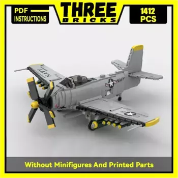Конструктор Moc в масштабе 1:35, A2D, Skyshark Fighter, модульные конструкторы, подарки, рождественские игрушки, Наборы «сделай сам»