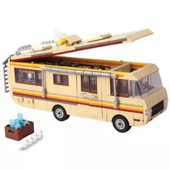 Конструктор MOC WGC из фильма «во все тяжкие», модель автобуса зеленого света 66002 шт.