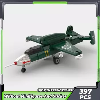 Конструктор Moc военная модель 1: 35 162, модульные блоки бомбардировщика саламандера, подарки, рождественские игрушки, Наборы «сделай сам» в сборе
