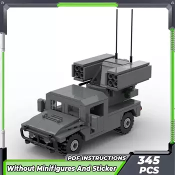Конструктор Moc, военная модель AN/TWQ, Мстители, артиллерия, технология, блоки, подарки, рождественские игрушки, Наборы для творчества, сборка