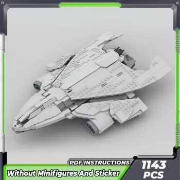 Конструктор Moc, военная модель, Hercules Starlift Fighter Technology, модульные блоки, подарки, рождественские игрушки, Наборы «сделай сам»