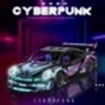 Конструктор Super Racing Cyberpunk технический, модель скоростного автомобиля, игрушки, подарки для детей
