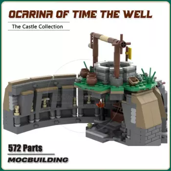 Конструктор Time The Well Moc, строительные блоки, серия замка, технология архитектуры, конструктор «сделай сам», сборная коллекция, демонстрационные игрушки, рождественские подарки