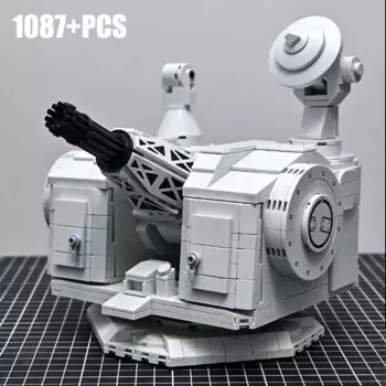 Конструктор Военный MOC, 1087 шт., разрушитель, высота 11, 30 мм, военный пистолет, строительные блоки, «сделай сам», оружие, кирпичи, игрушки для детей, подарки