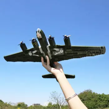 Конструктор военного самолета WW2, модель бомбардировщика, самолёт для детей, самосборка, самолёт