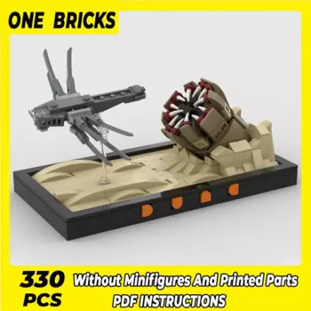Конструктор звёздный из фильма Moc, блоки модульные, Подарочная Рождественская игрушка, Наборы для творчества