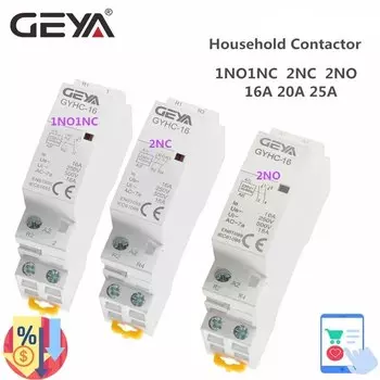 Контактор GEYA GYHC 2P 16A 20A 25A