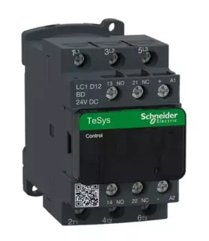 Контактор LC1-D12BD LC1D12BD TeSys D, 3P(3 NO), AC-3-12, постоянный ток, катушка