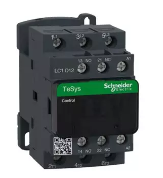 Контактор LC1D12R7 TeSys Deca, 3P(3NO),AC-3/AC-3e, = 440 В, 12 А, катушка переменного тока, 440 В