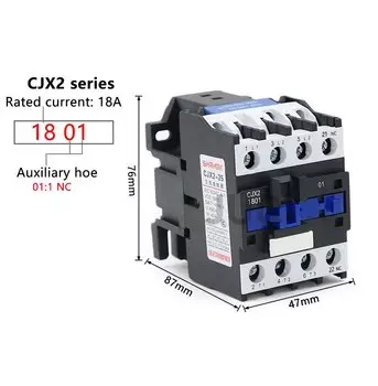 Контактор AC CJX2-1210 9-32A 380V/220V