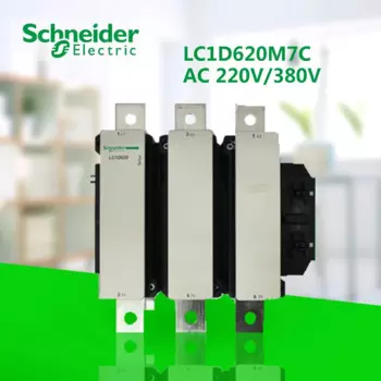 Контактор переменного тока 3P 620A 220V 50 / 60Hz LC1D620M7C, используемый при нагрузке переменного тока с коэффициентом мощности 0,95 или более
