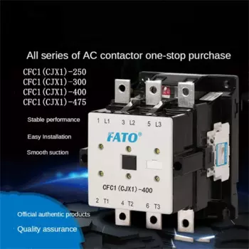 Контактор переменного тока Huatong CFC1 (CJX1) -110 140 170 205 250 300 400 475A, высокотоковый контактор переменного тока, катушка с медным сердечником