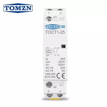 TOMZN TOCT1-25-2P Контактор переменного тока 25А 230В