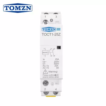 Контактор TOMZN TOCT1-25Z 2NO/1NO 1NC 12В/24В