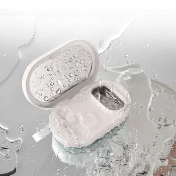 Контейнер для очистки контактных линз Xiaomi Eraclean, портативный Перезаряжаемый Ультразвуковой Автоматический очиститель, очиститель, устранение бактерий