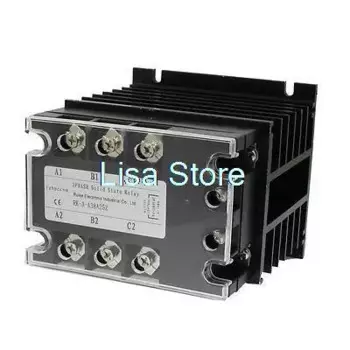 Контроль нагрузки 90-280VAC 380VAC 25A SSR твердотельное реле w теплоотвод Mygaa