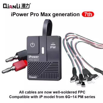 Контрольный кабель питания постоянного тока Qianli iPower Pro Max для 6 6P 6SP 7 7P 8 8P X Xsmax 11 11Pro 11ProMax 13 14Promax, одна ключевая линия загрузки