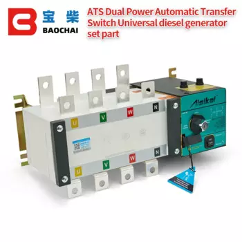 Контроллер Aisikai Ats 630a 800A 4p, автоматический трехфазный Интеллектуальный двухъядерный переключатель