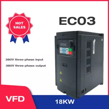 Контроллер частоты VFD, 380 В переменного тока, 18 кВт