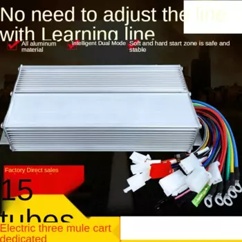 Контроллер для электрического трехколесного велосипеда, 48 В, 60 в, 550 Вт, 800 Вт, 1000 Вт, 15 трубок, 18 трубок