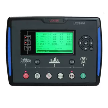 Контроллер генераторной установки LXC9510, автоматически запускает и останавливает ЖК-дисплей