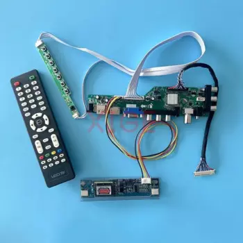 Контроллер M200O1 MT200LW01 M200RW01 IR + AV + USB + HDMI + VGA цифровой сигнал DVB Kit DIY 2CCFL 30Pin LVDS ЖК-экран 1600*900