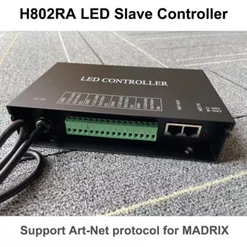Контроллер пикселя H802RA Madrix Artnet к SPI WS2811 WS2812b SK6812 DMX Artnet контроллер, поддержка протокола Art-Net для MADRIX