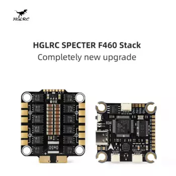 Контроллер полета HGLRC SPECTER F460 STACK MPU6000 F405 BLHELI_S 60A 4in1 ESC 30X30mm 2-6S для FPV дронов для фристайла DIY Запчасти