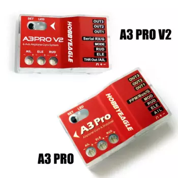 Контроллер полета HobbyEagle A3 Pro /A3 Pro V2, система стабилизации гироскопа для радиоуправляемых самолетов, вертолетов с неподвижным крылом, детали