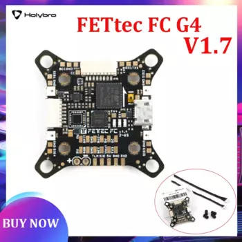 Контроллер полета Holybro FETtec FC G4 KISS V1.7, 170 МГц, 2-6S, 5 В/16 В, BEC, 20x20 мм, X мм, для Дронов с видом от первого лица
