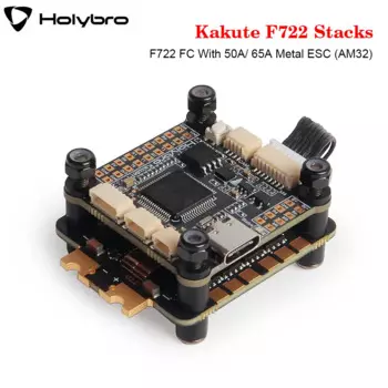 Контроллер полета Holybro Kakute F722 Stacks F722 с Tekko32 F4 4in1 50A/ 65A Metal ESC AM32 30.5x30.5mm 4-6S для RC FPV Drone