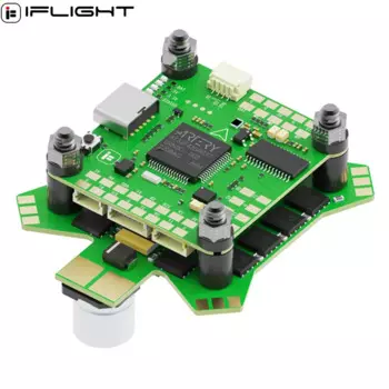 Контроллер полета iFlight BLITZ ATF435 55A Stack BLITZ ATF435 с BLITZ E55S 4-в-1 2-6S ESC для радиоуправляемого FPV Фристайл гоночного дрона
