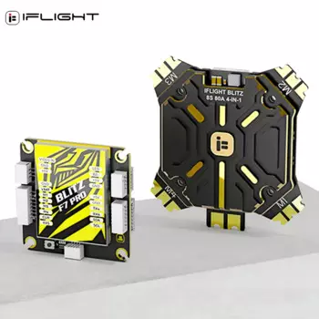 Контроллер полета IFLIGHT BLITZ F7 Pro 4-8S 512 Мб VTX/BLITZ E80 4 в 1 Pro G2 80A 2-8S DShot ESC для гоночного кроссовера радиоуправляемого дрона