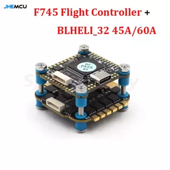 Контроллер полета JHEMCU F745, модель blheli _ 32 45A / 60A 4 в 1 ESC 3-6S 30x30 мм для FPV Фристайл