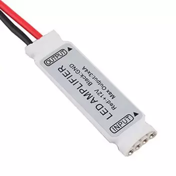 Контроллер RGB 12 В, 72 Вт, светодиодный контроллер усилителя RGB, мини портативный усилитель светодиодной ленты RGB, повторитель для светодиодной ленты 5050/3528 RGB