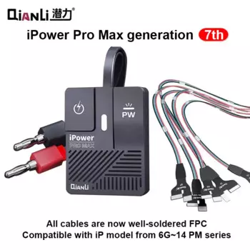 Контроллер загрузочного кабеля Qianli iPower Pro Max DC для телефона серии 6g-14, контроллер загрузочного устройства нового поколения с одной кнопкой