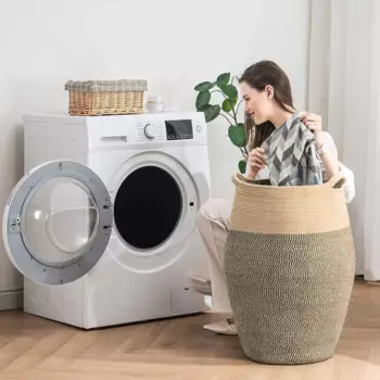 Корзина для белья из хлопка, л, складная корзина для белья