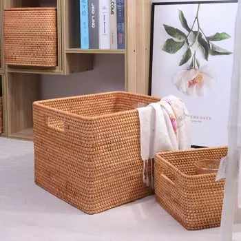 Корзина для белья из ротанга
