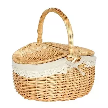 Корзина для пикника GTERUKM из ротанга