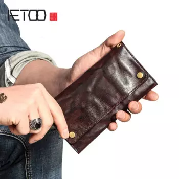 Кошелек AETOO мужской, кожаный