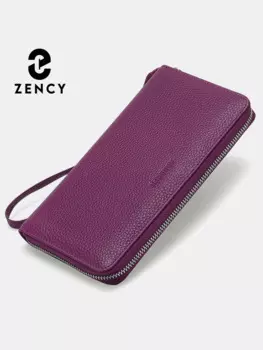 Кошелек-органайзер Zency женский из натуральной кожи с RFID-защитой и отделением для монет
