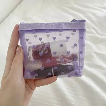 Косметичка сетчатая eTya фиолетовая