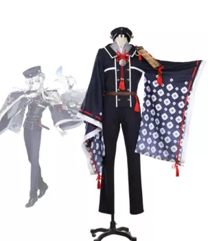 Косплей Hakusan Yoshimitsu, косплей Touken Ranbu Hakusan Yoshimitsu, полный комплект, косплей костюм, сделанный на заказ, карнавальный костюм на Хэллоуин