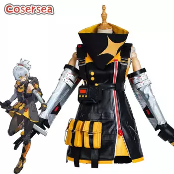 Костюм для косплея Cosersea Soldier 11, женский черный костюм Zenless Zone Zero Soldier