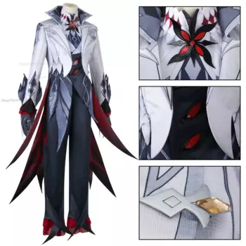 Костюм для косплея Genshin Impact Arlecchino, Фонтейн, костюм Фати Harbinger, женская одежда, C-костюм, синий океан, горячий поиск, Хэллоуин